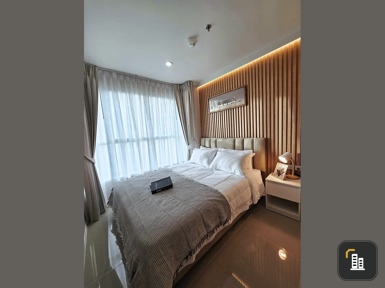 For sale: Lumpini Park Beach Jomtien, Building B, 14th floor, 2 bedrooms, 2 bathrooms, built-in decoration in a minimalist style, reserve now.