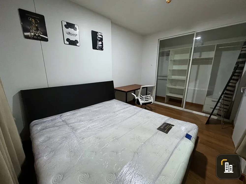 For sale: The Parkland Ratchada-Thapra, ready-to-move-in room, high floor, airy room, cool breeze, ventilated all day, not hot, hurry and book now+++
