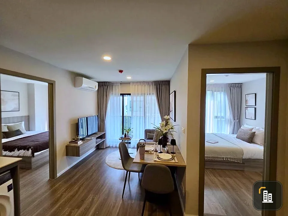 For sale: The ORIGIN Ramintra 83 Station, a ready-to-move-in condo with the most complete common areas in the Ramintra area. Hurry and book now!