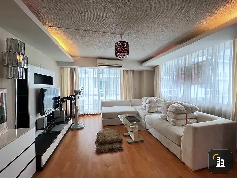 For sale, for rent, Waterford Sukhumvit 50, corner room, swimming pool view + spacious garden, suitable for relaxation, don't miss it.