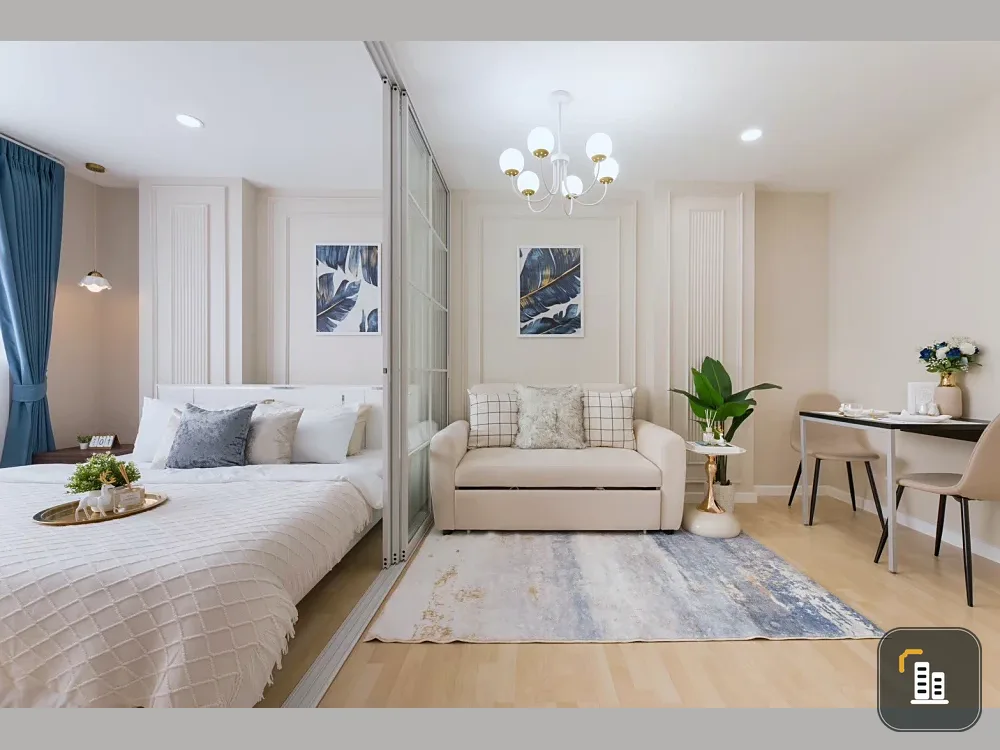 For sale: Good condo, Ram Intra. Beautifully decorated room, bright and inviting. Closed kitchen with glass partitions. Don't miss it.