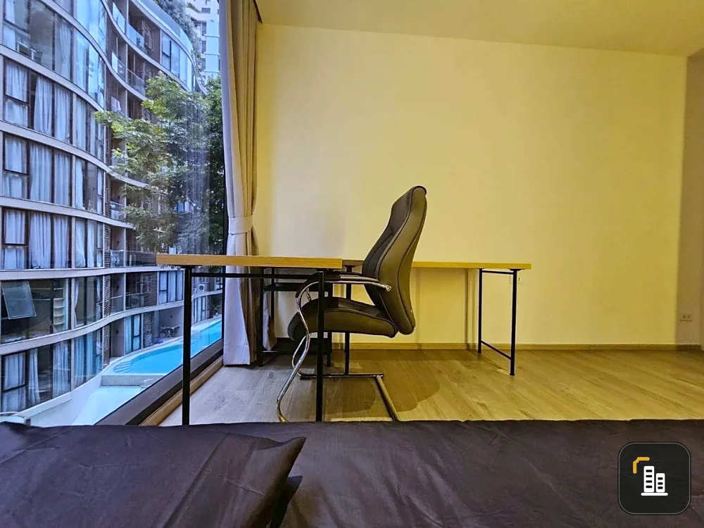 Urgent sale!! Finn Asoke Condo, 3rd floor, Building B, fully furnished, ready to move in. Don't wait! Reserve now!!