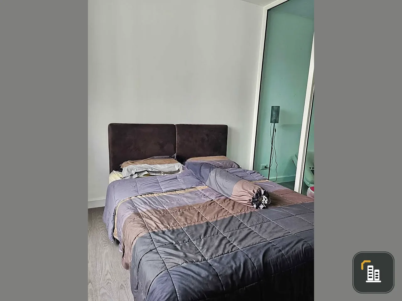 For sale: A Space ID Asoke-Ratchada, beautiful room, city view, fully furnished, ready to move in.