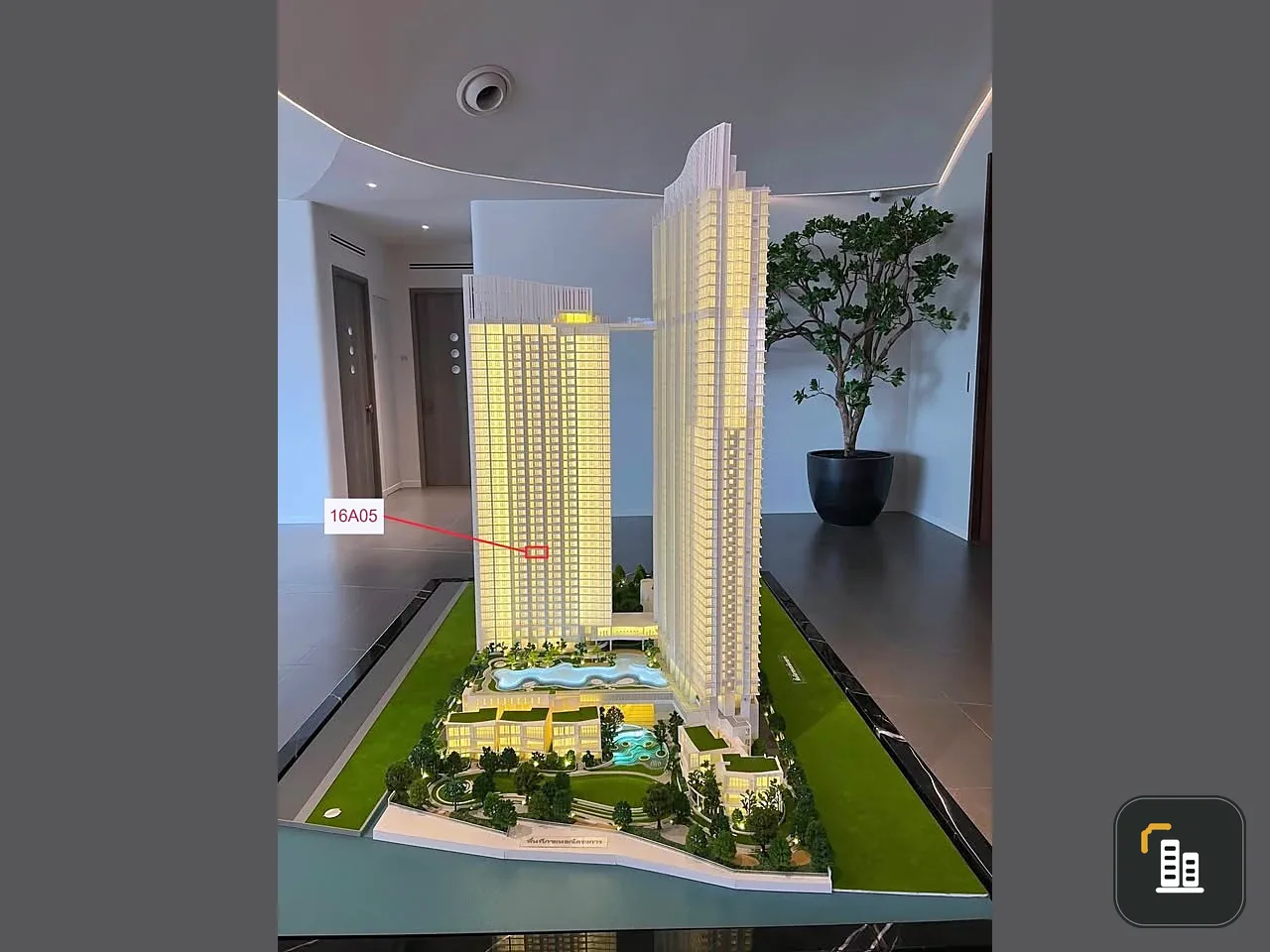 Down payment sale, Wan Wela at Chao Phraya, Building A, full river view, spacious area, the ultimate in luxury living.