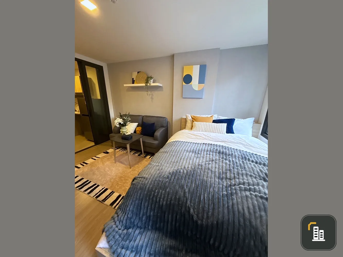 For rent!! The Move Pradipat, 2nd floor, fully furnished, ready to move in. Don't miss out!!