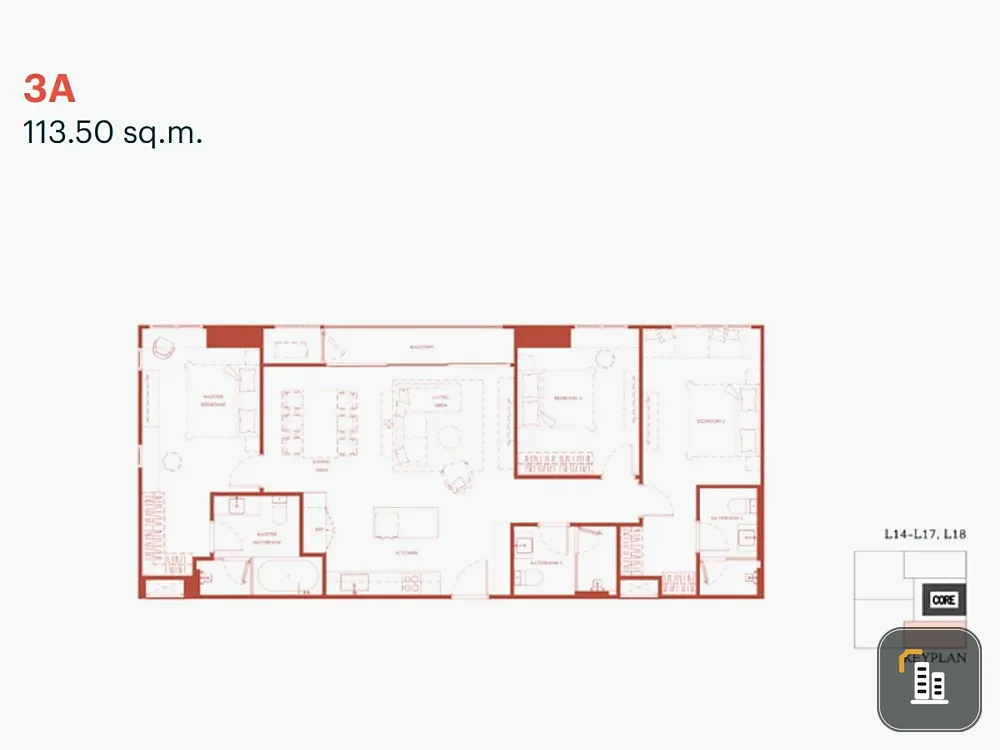 Down payment for sale at Via ARI, 17th floor, good project, great location, reserve now, don't miss out, hurry!