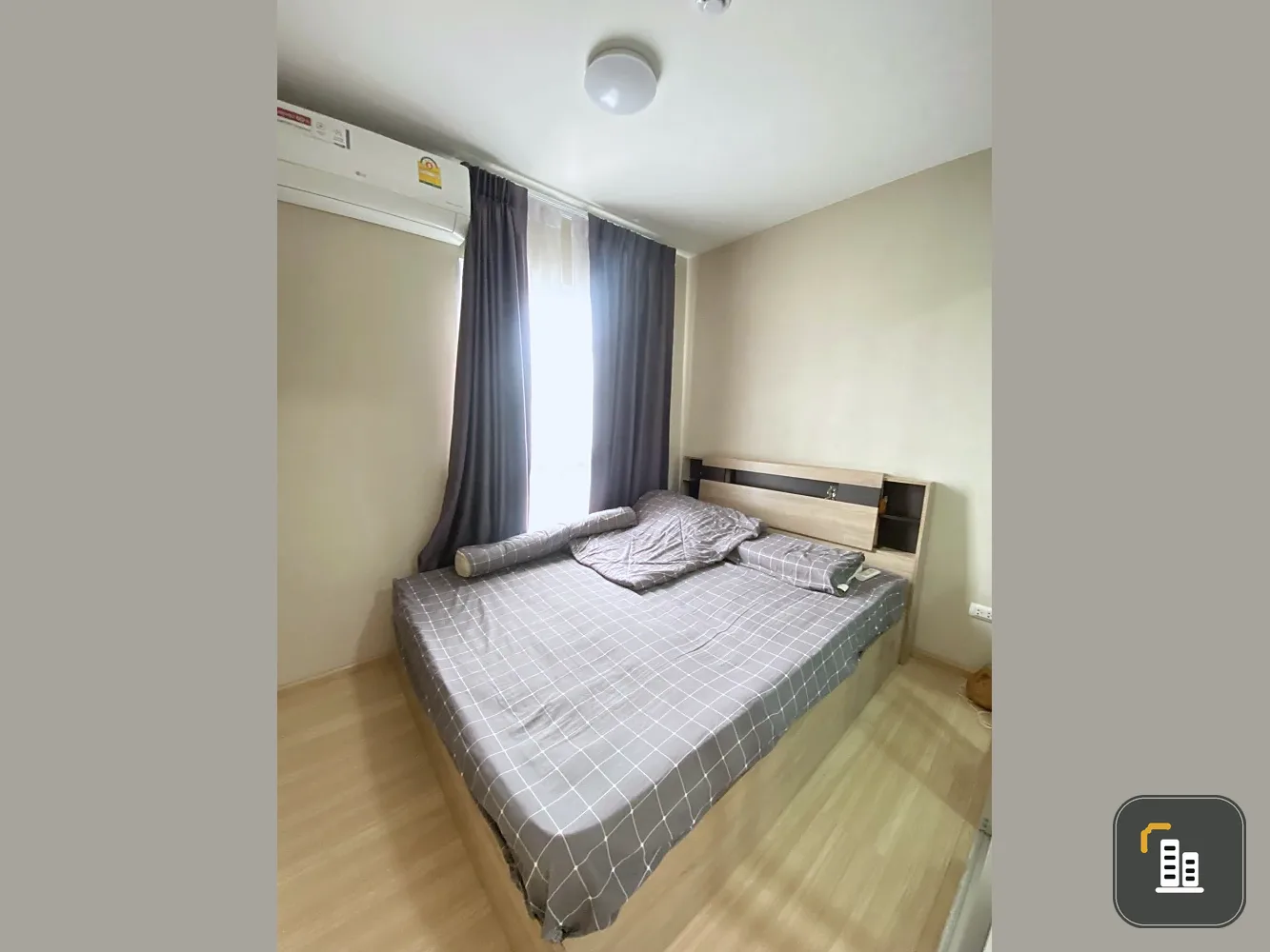 Urgent sale! Plum Condo Chaengwattana Station, corner unit, not next to anyone, quiet, great price, come reserve now!