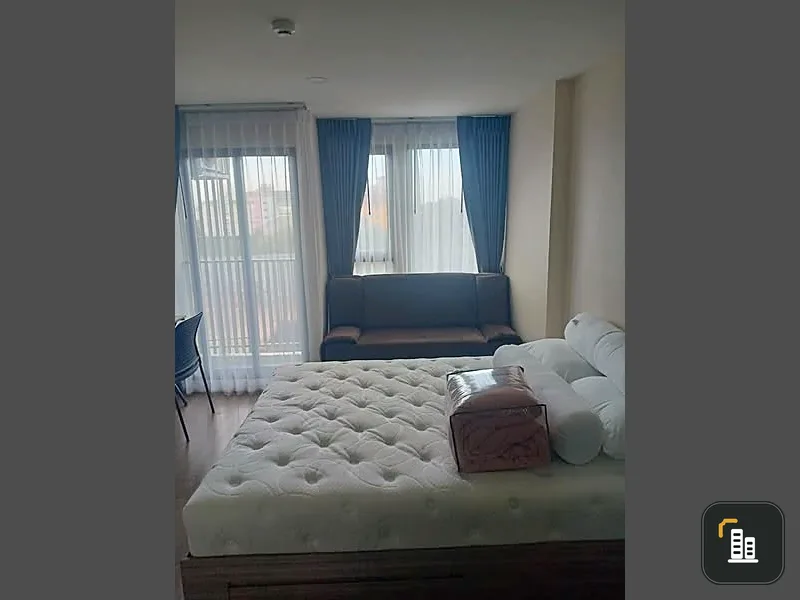 Urgently for rent, The Origin Ramintra 83, studio room, 4th floor, comes with amenities, move in now!
