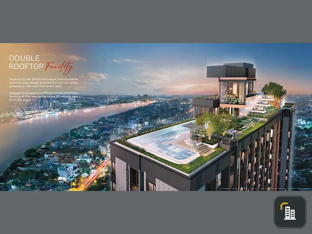 Down payment sale, Life Charoen Nakhon - Sathorn, 24th floor, high view, special plan, comes with a great price, come reserve now.