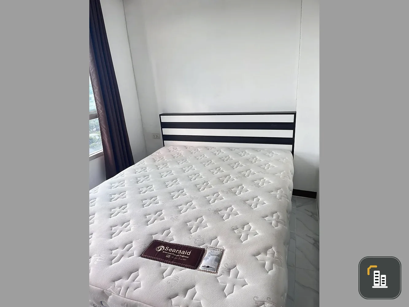 Urgent sale!! Lumpini Condo Nawamin Sri Burapha, 15th floor, Building B2, beautiful room, fully furnished, ready to move in. Don't miss out!!
