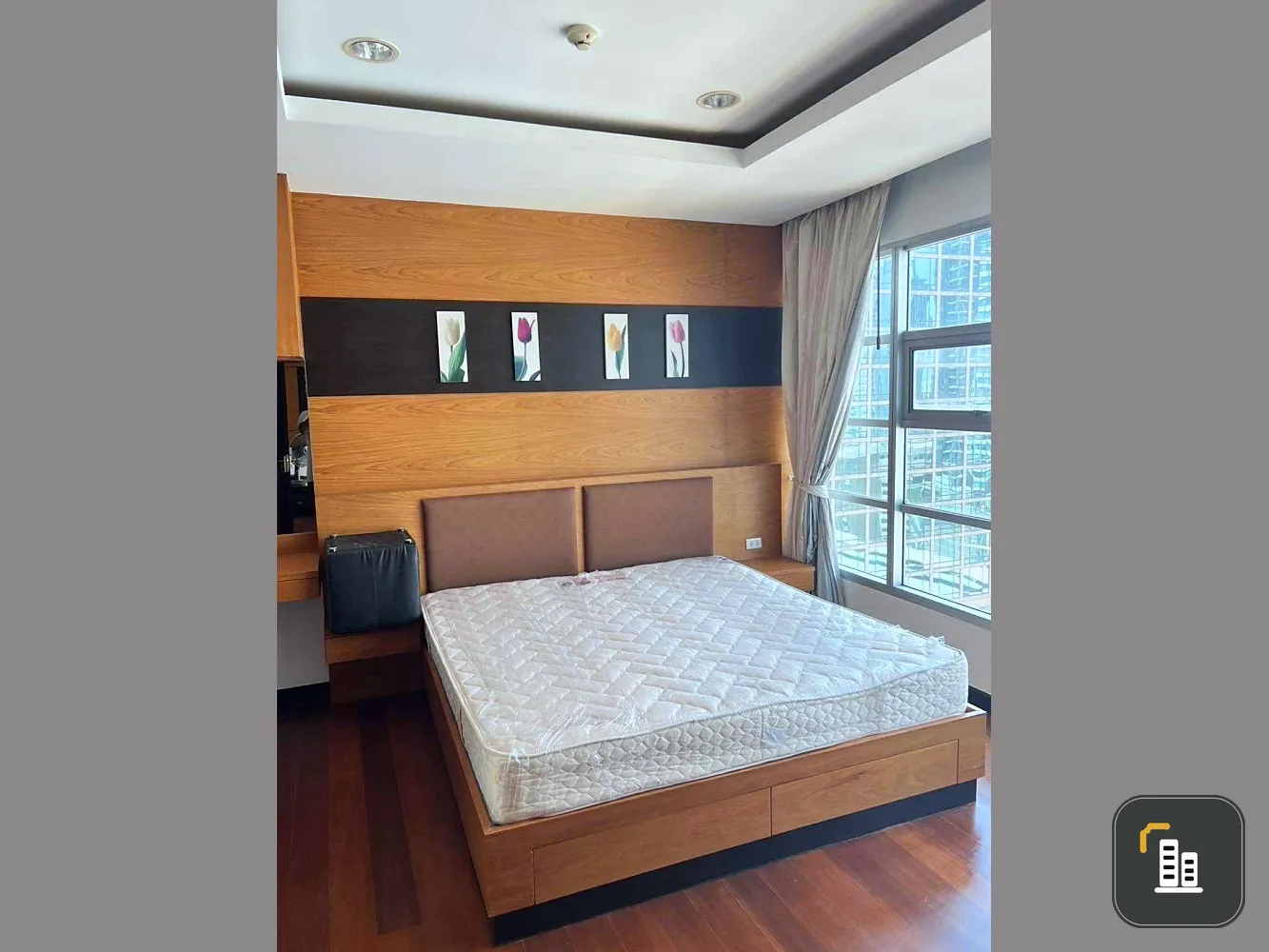 For rent: Baan Klang Krung Siam-Pathumwan, 21st floor, nice room, fully furnished, reserve now!