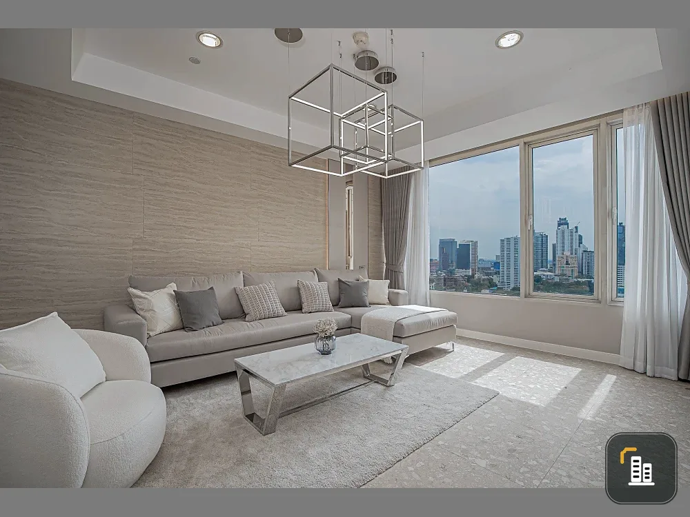 For sale or rent: Hampton Thonglor 10, open and airy views from every room, fully furnished and ready to move in by a professional interior design tea