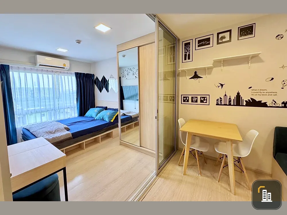 Plum Condo Rangsit Alive 2 for sale, 2 rooms separated into sections, perfectly divided zones, great value, come and reserve now.