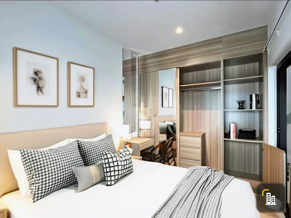 For sale or rent: Altitude Unicorn Sathorn - Tha Phra, 25th floor, spacious room, beautiful view, fully furnished, reserve now!