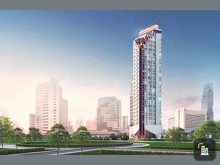 Selling down payment for Culture Chula, 2 bedrooms, 2 bathrooms, 11th floor, comes with a great price, I tell you, you must not miss it.