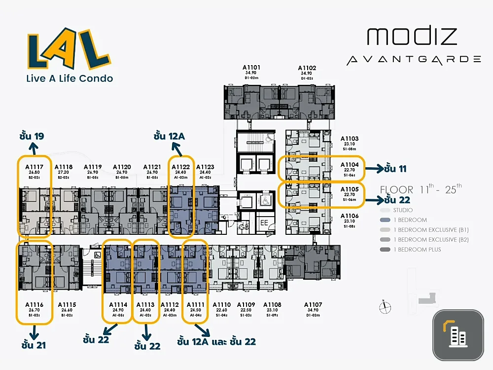 For sale: Modiz Avantgarde, ready to move in, high floor, reserve now+++