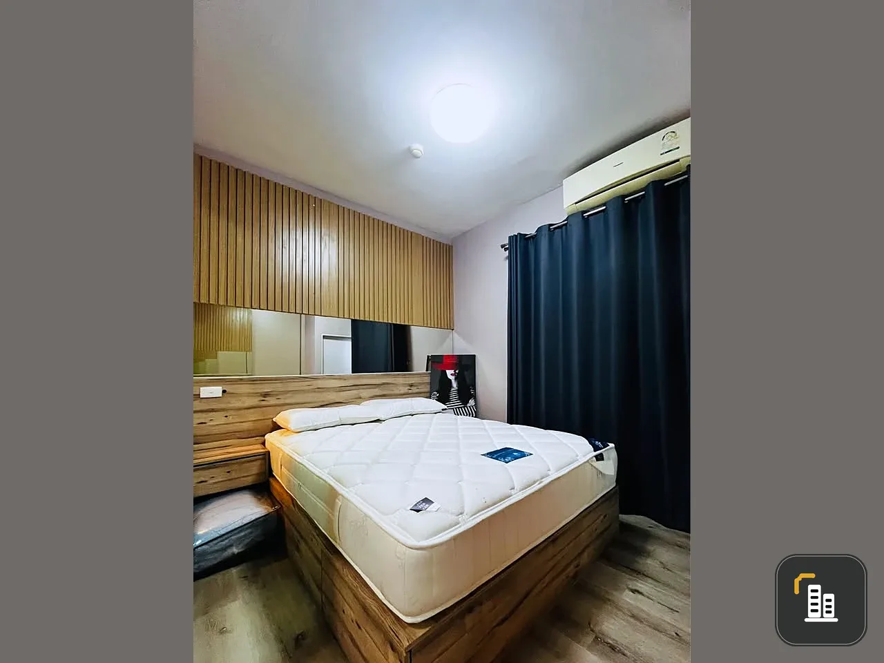 For sale: a space ME Bangna, beautifully decorated room with built-in furniture, perfect for those who don't like crowds and want privacy. Reserve now