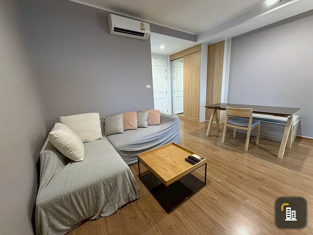 For rent: U Delight Residence Riverfront Rama 3, 1 bedroom, 1 bathroom, fully furnished, river view, reserve now!