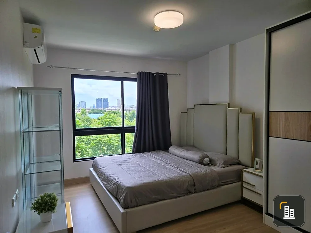 For sale or rent: Supalai City Resort Rama 8, 6th floor, swimming pool view, fully furnished, ready to move in. Reserve now!