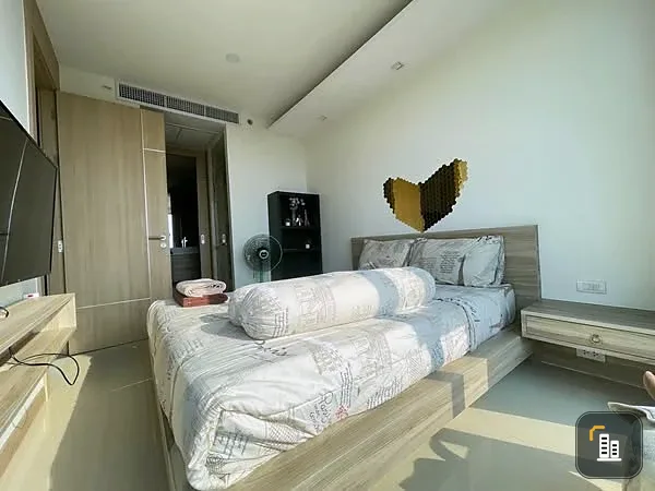 For rent: The Riviera Jomtien Pattaya, 1 bedroom, 1 bathroom, fully furnished, beautiful sea view, reserve now.