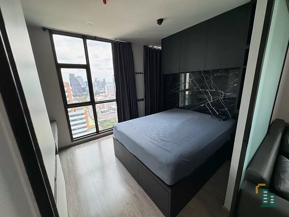 For rent: RHYTHM Ekkamai, 27th floor, beautiful room, fully furnished, nice to live in, reserve now, don't miss out, hurry!