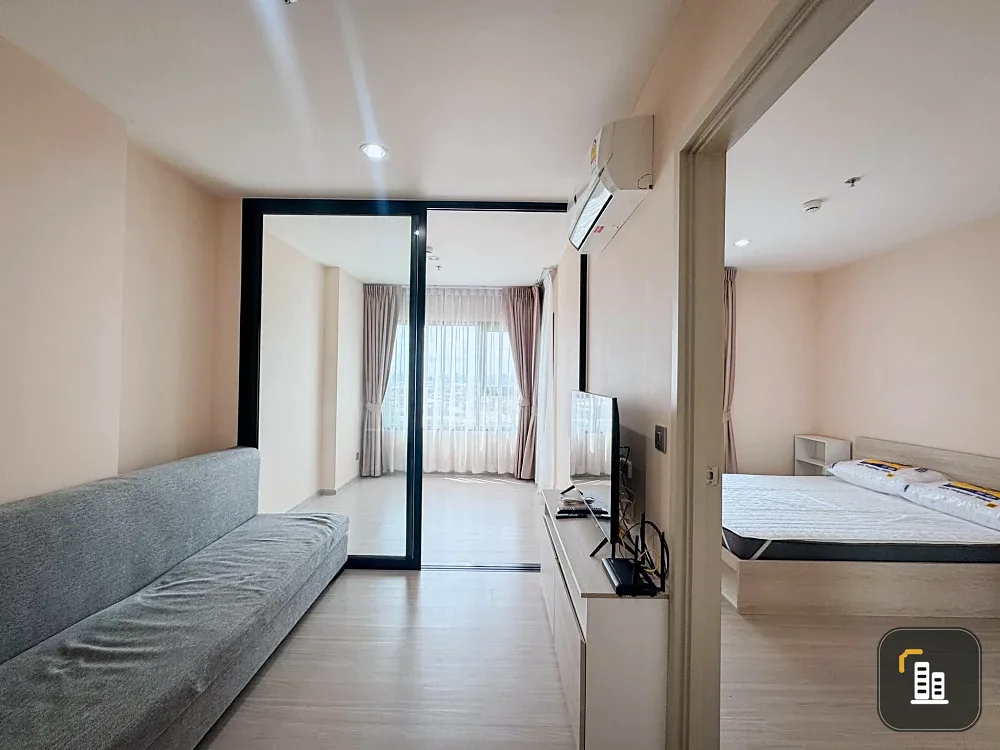 For rent/sale: Aspire Erawan Prime, 1 bedroom, 1 bathroom, balcony with good ventilation, not hot, fully furnished, hurry and reserve now!