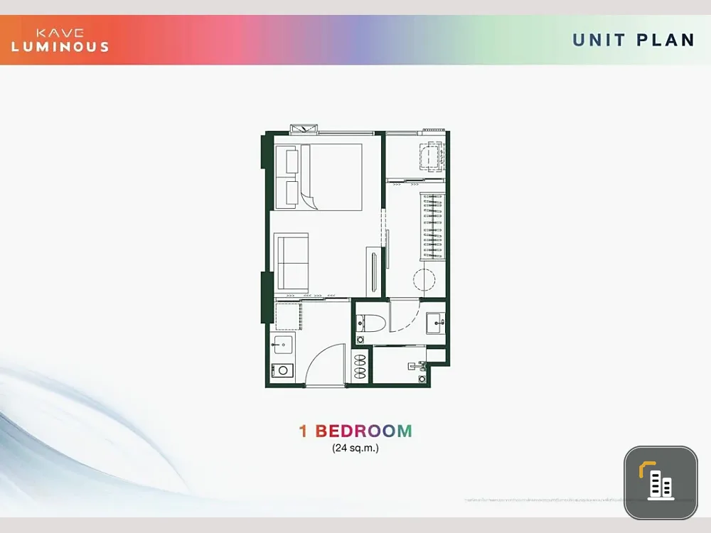 Down payment sale Kave Luminous Bangmod, 7th floor, outside view, good project, good location, reserve now.