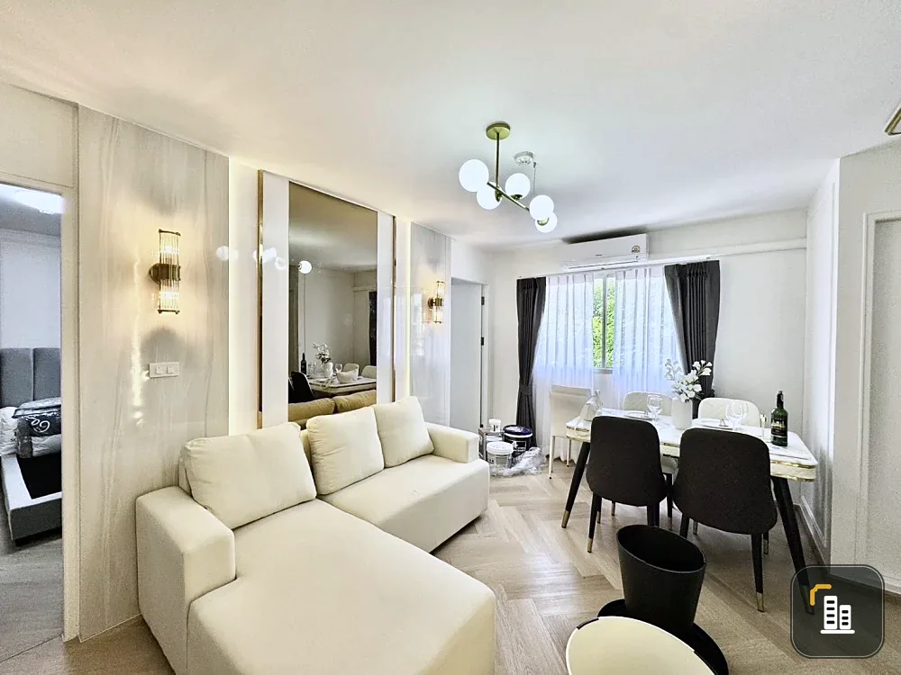 For sale or rent: Lumpini Mixx Thepharak-Srinakarin, beautifully decorated room, minimalist style, fully furnished, reserve now!