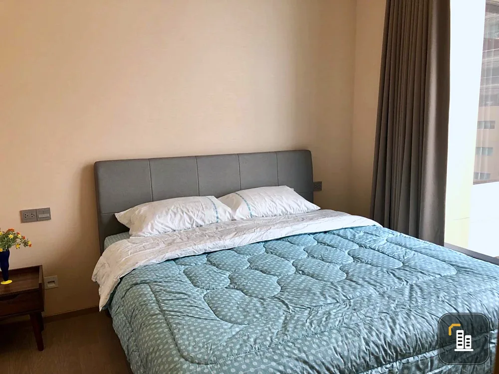 For rent!! Condo The Esse Asoke, 25th floor, beautiful room, fully furnished, ready to move in! Reserve now!!