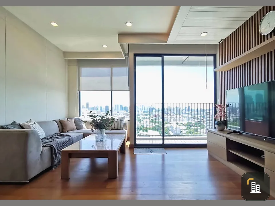 For rent: Parco Condominium, Chao Phraya River view, corner room, beautiful view, quiet, fully furnished, reserve now!