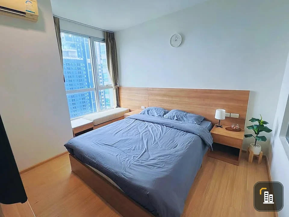 For rent: Rhythm Sukhumvit 50, 1 bedroom, 1 bathroom, decorated in a minimalist style, beautiful view from a high floor, reserve now!