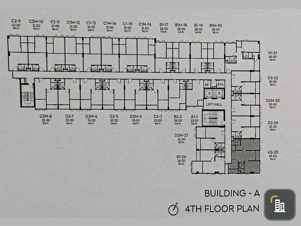 Down payment sale at Aspire Itsaraphap Station, corner unit with privacy, lots of usable space, good location, don't miss out on this great deal.