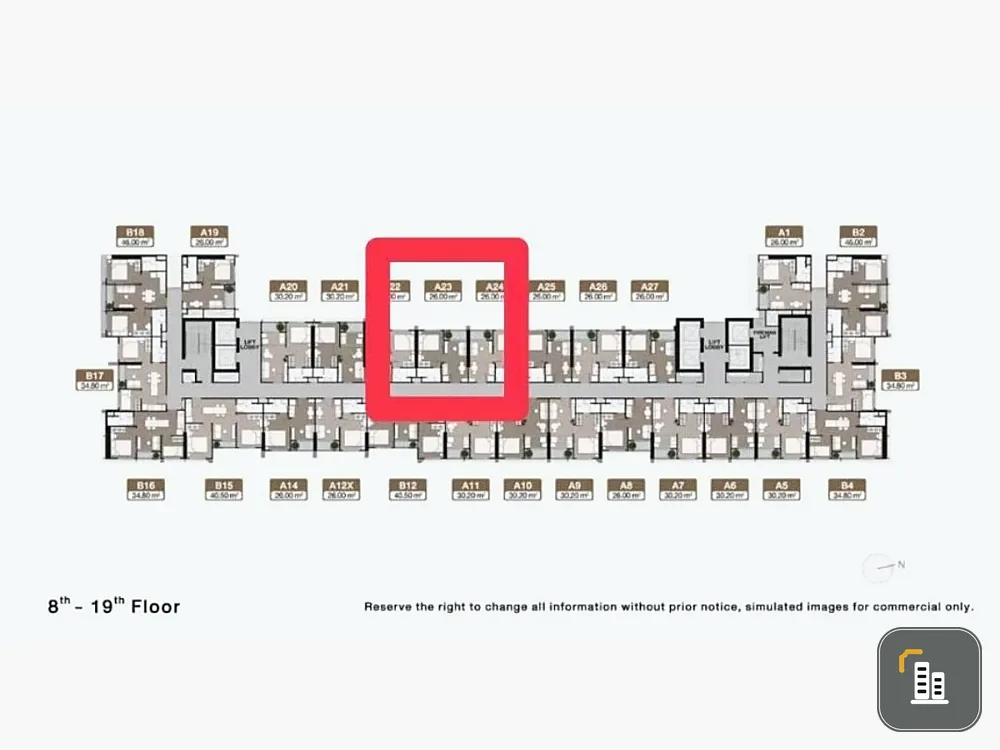 Down payment sale for Noble New District R9, 8th floor, excellent project, complete common areas, reserve now, don't delay.