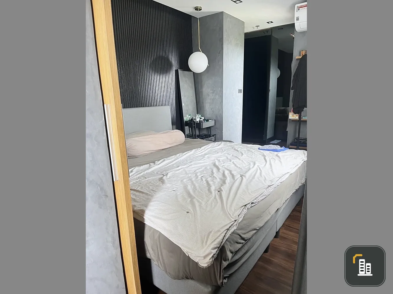 For rent: Lumpini Condotown North Pattaya Sukhumvit, 10th floor, fully furnished, nice to live in, hurry and reserve now.