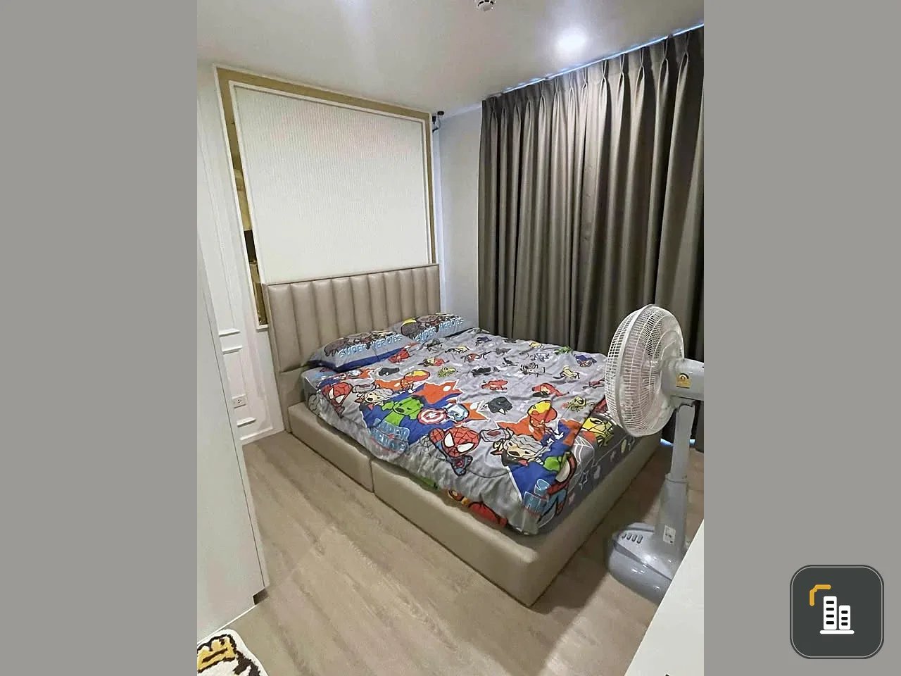 Chateau In Town Ratchayothin for sale, fully furnished with built-in furniture throughout the room, quiet atmosphere, just bring your belongings and m