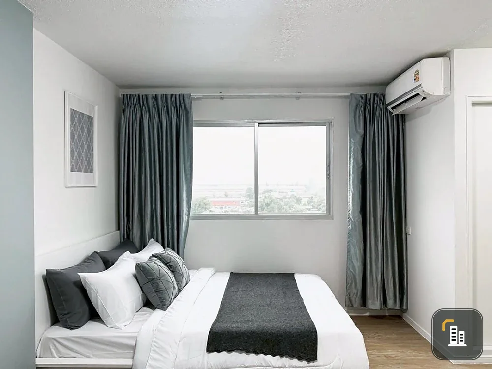 Condo for sale: Lumpini Condo Town Romklao-Suvarnabhumi, ready to move in, fully furnished, reserve now++
