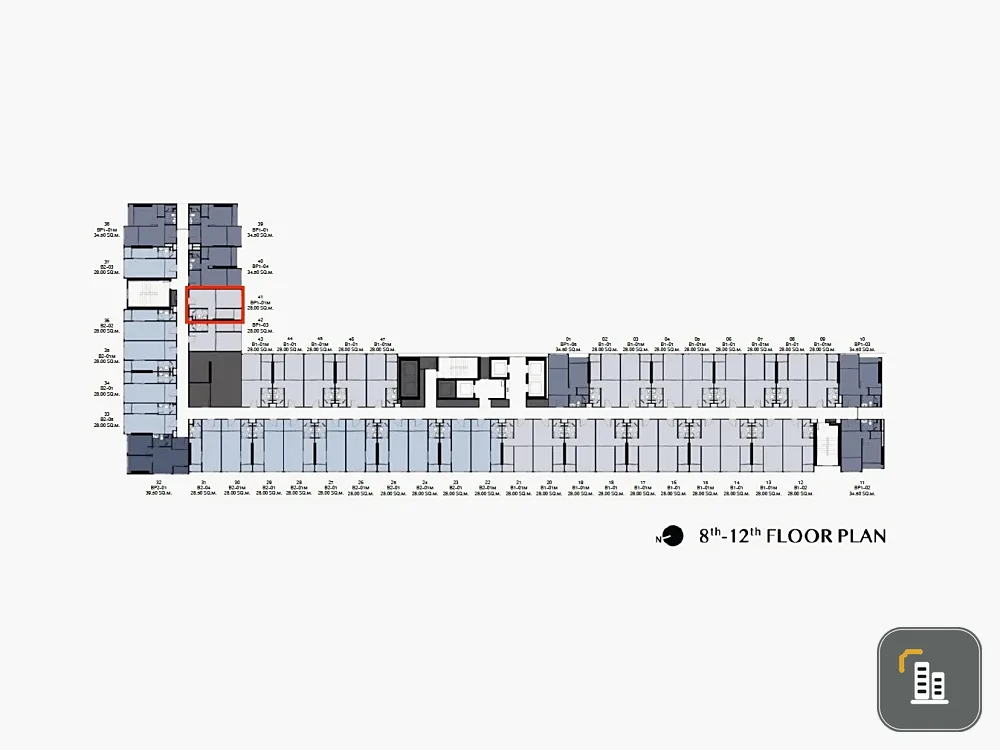 For sale: Origin Place Bangna, ready to move in, private room, closed kitchen with balcony. Good like this, hurry and reserve now+++