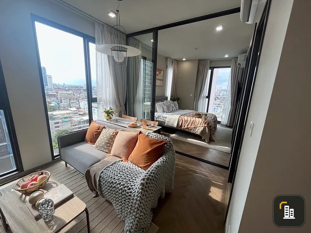For sale or rent!! Ashton Silom Condo, 37th floor, beautiful room, fully furnished, ready to move in. Don't miss out!!