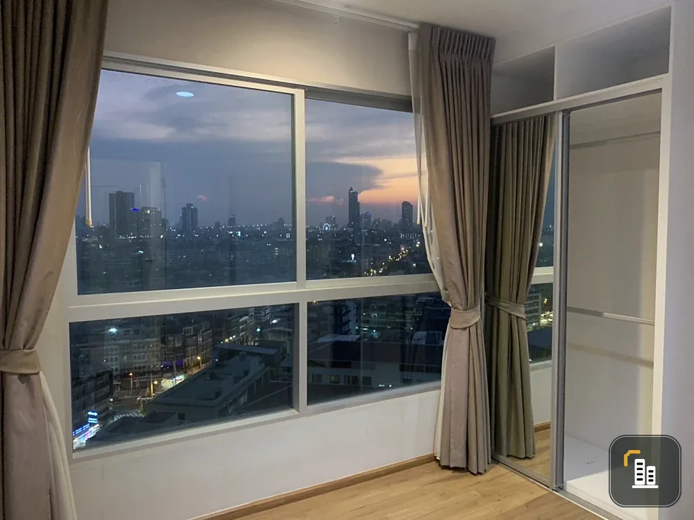 For sale or rent!! Condo Fuse Chan-Sathorn, 16th floor, Building C, city view, beautiful room, fully furnished, ready to move in. Don't miss out!!