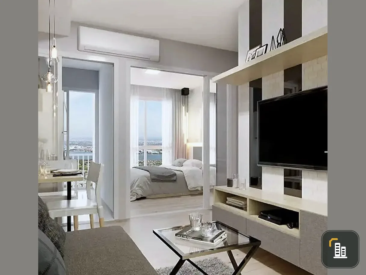 For sale Niche id @ Pakkret Station 1 bedroom 1 bathroom, good location, beautiful city view, no block, reserve now.